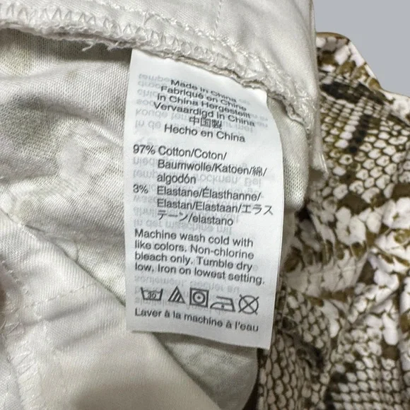 J. Crew Snakeskin Kickout Crop Pant - Picture 7 of 7